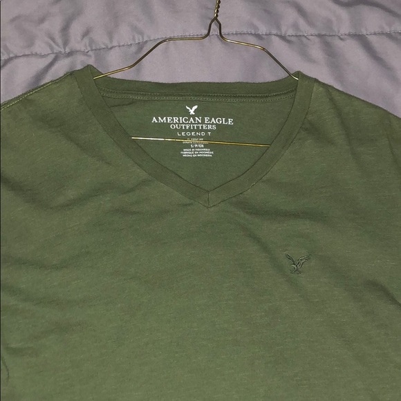 Army green American eagle t shirt - Picture 2 of 2